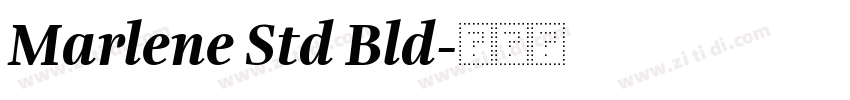 Marlene Std Bld字体转换